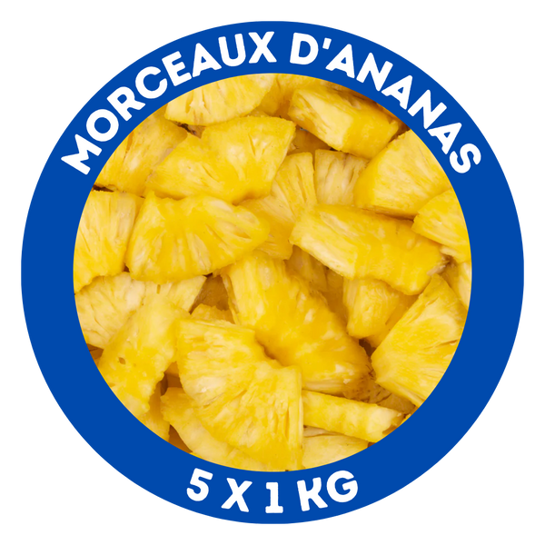 Morceaux d'ananas surgelés