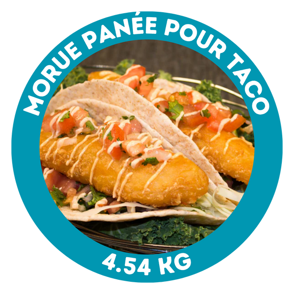 Morue panée pour taco