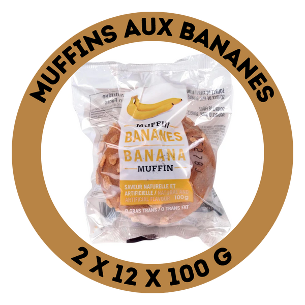 Muffins aux bananes