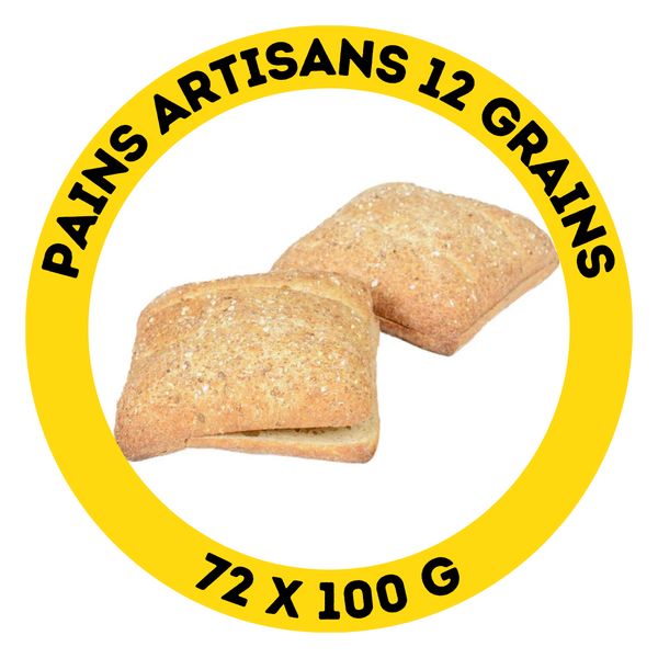 Pains artisans 12 grains