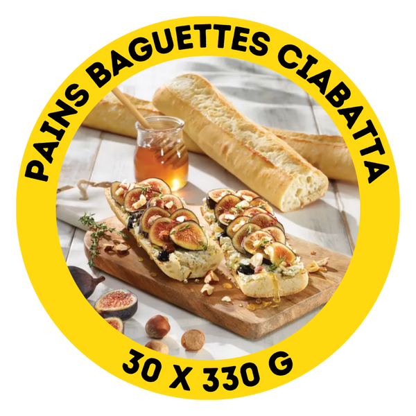 Pains baguettes ciabatta