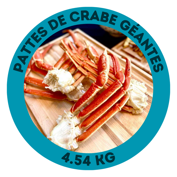 Pattes de crabe géantes