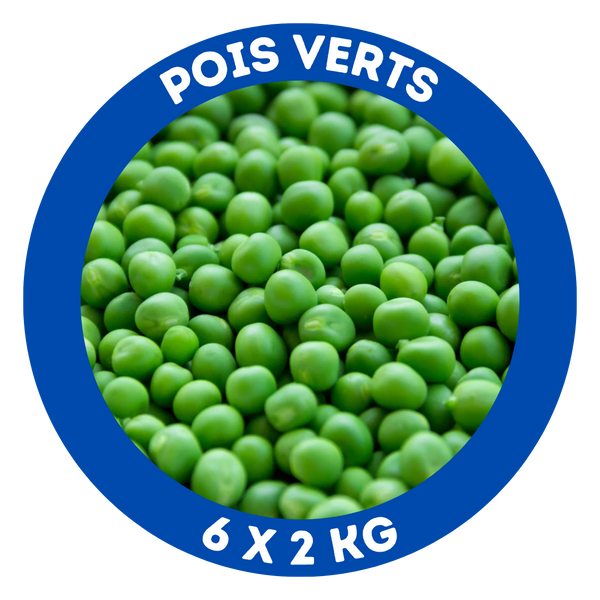 Pois verts surgelés