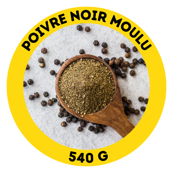 Poivre noir moulu