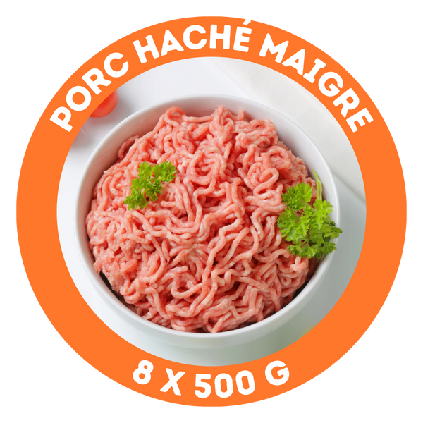 Porc haché maigre (en rouleau)