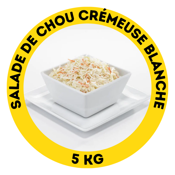 Salade de chou crémeuse blanche