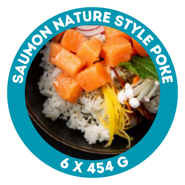 Saumon nature style Poke