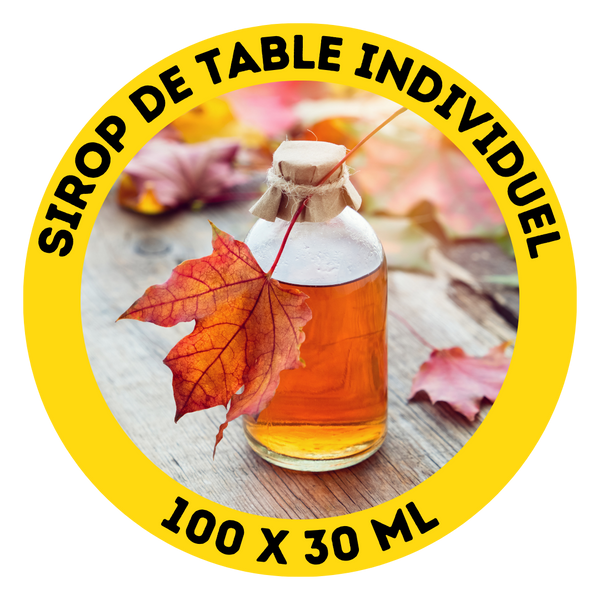 Sirop de table individuel