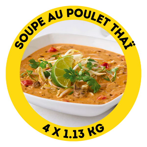 Soupe au poulet thaï