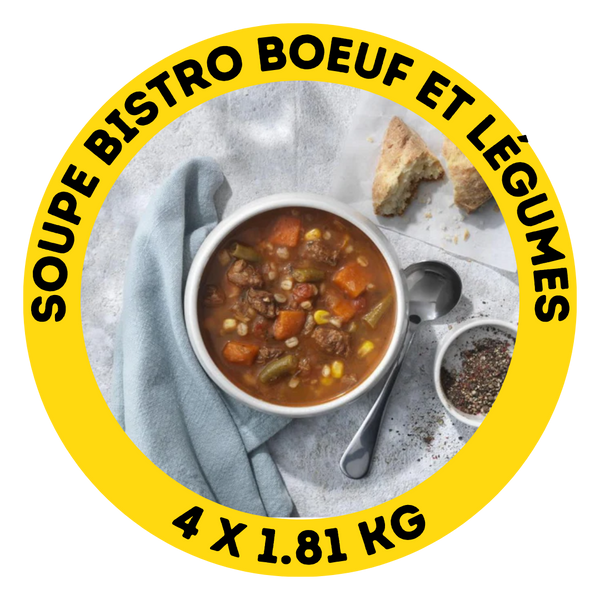 Soupe bistro boeuf et légumes