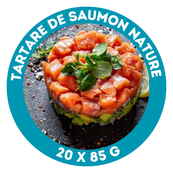 Tartare de saumon nature