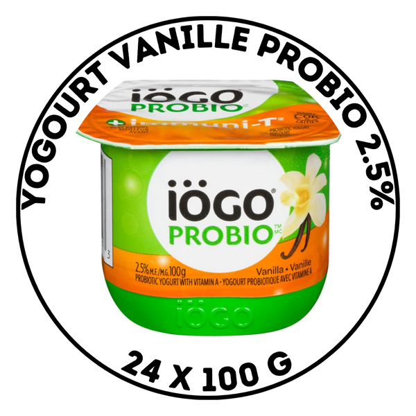 Yogourt vanille probio 2.5%