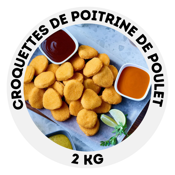 Croquettes de poitrine de poulet