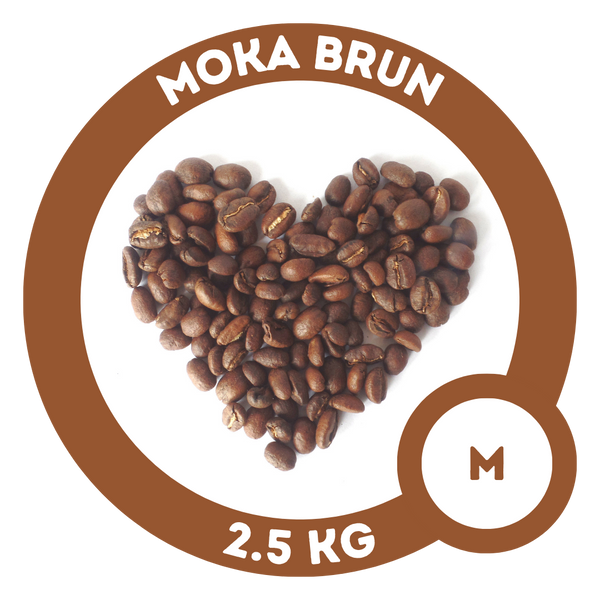 Café moka brun