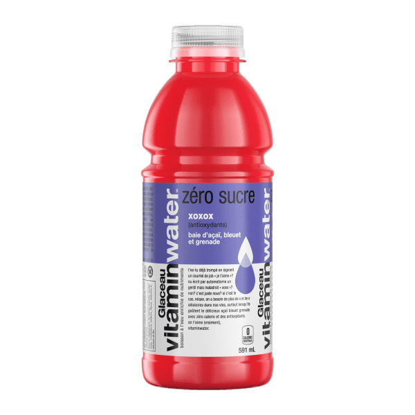 Eau vitaminé Zéro XOXOX (12 x 591 ml)
