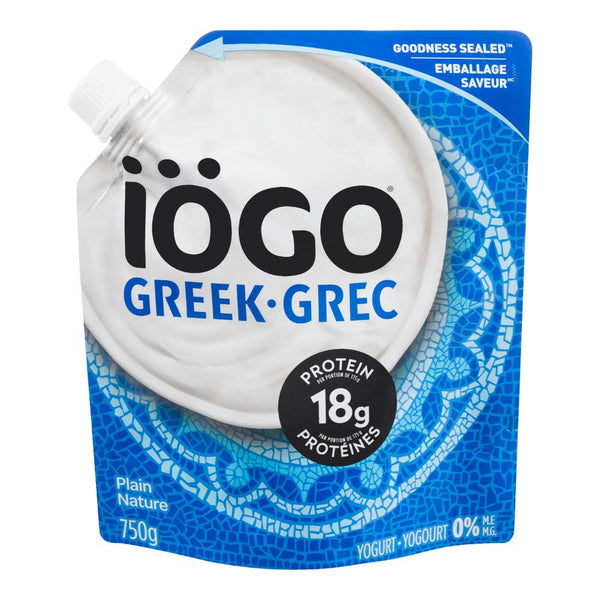 Yogourt grec 0% en sac