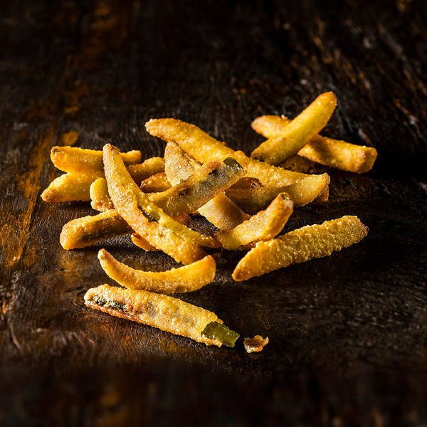 Frites aux cornichons épicées