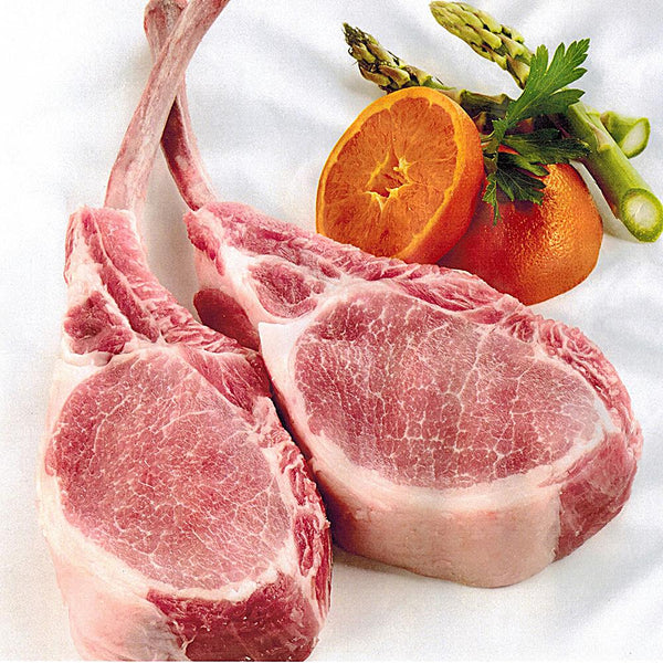 Côtes de porc Nagano avec os (prix au kilo) (9 onces)
