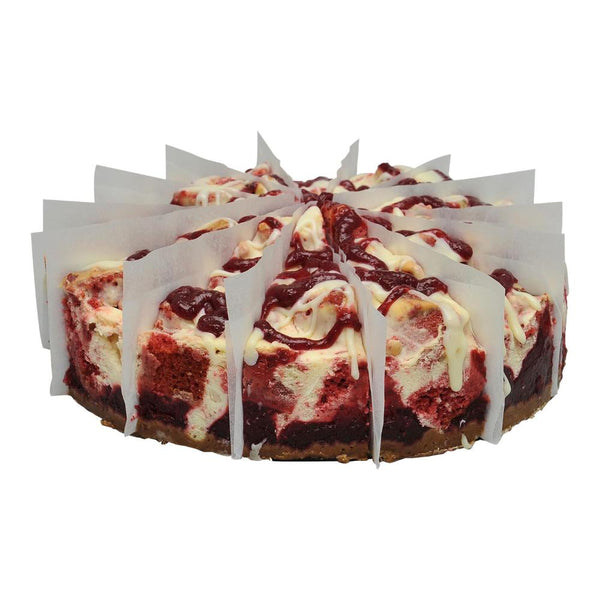 Gâteau au fromage au yogourt grec et aux framboises (28 portions)