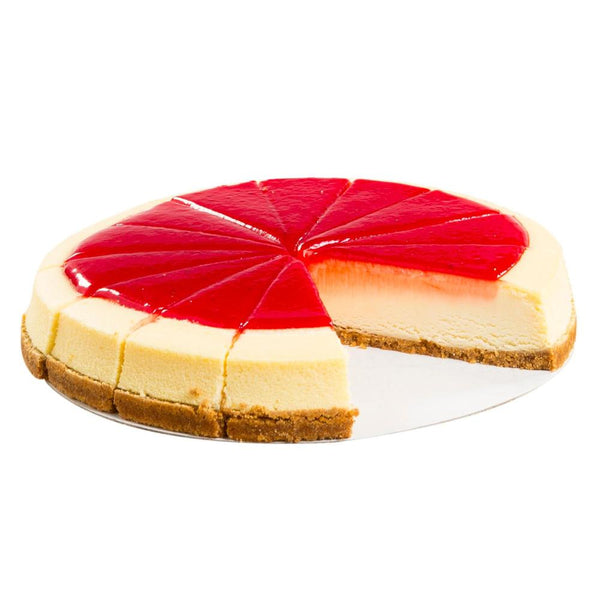 Gâteau au fromage style new-yorkais avec nappage aux fraises (28 portions)