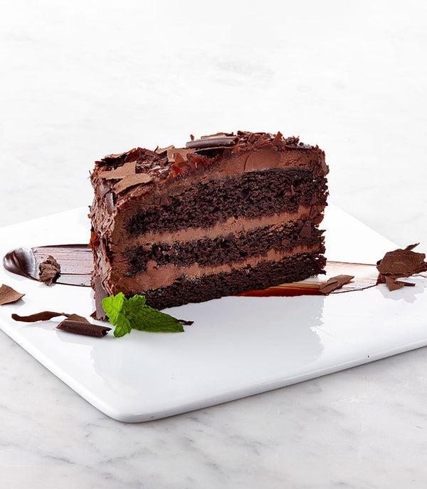 Gâteau au chocolat noir foncé